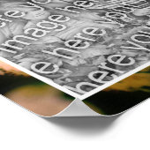 Rambling Wild White Roses Voeg je foto toe Poster (Hoek)