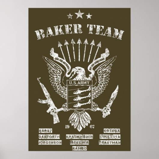 Rambo Baker Team Poster (Voorkant)