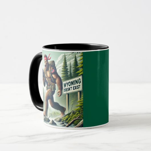 Rambo Bigfoot Coffee Mok (Voorkant links)