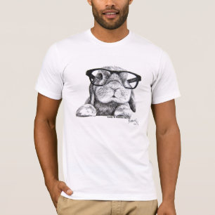 Rambo de Hipster Bunny T-shirt