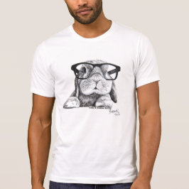 Rambo de Hipster Bunny T-shirt