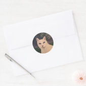 Rambo de Kat Ronde Sticker (Envelop)
