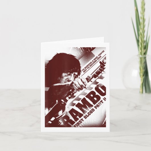 Rambo First Blood Part II: Je moet oorlog worden Kaart (Voorkant)