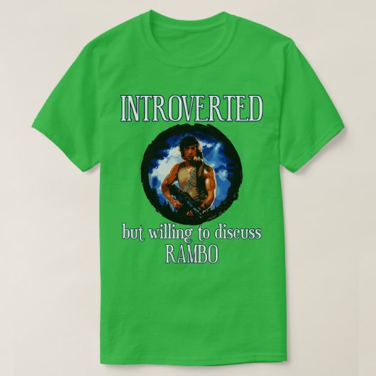 RAMBO INTROVERT T-SHIRT (Design voorkant)