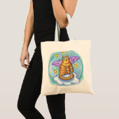 Rambo Kitty Cat Angel boodschappentas Tote Bag (Voorkant (product))