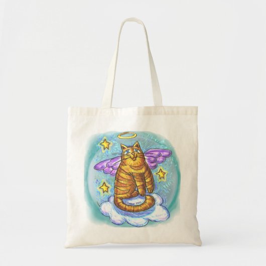 Rambo Kitty Cat Angel boodschappentas Tote Bag (Voorkant)