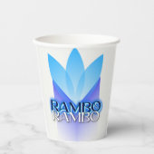 RAMBO PAPIEREN BEKERS (Voorkant)