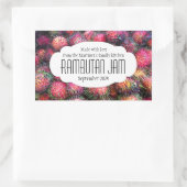 Rambutan conserveren jam of voedsel augurk label s (Tas)