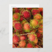 Rambutan Fruit at Can Duoc Market Briefkaart (Voorkant / Achterkant)