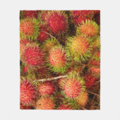 Rambutan Fruit at Can Duoc Market Fleece Deken (Voorkant)