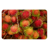 Rambutan Fruit at Can Duoc Market Magneet (Horizontaal)