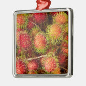 Rambutan Fruit at Can Duoc Market Metalen Ornament (Links)