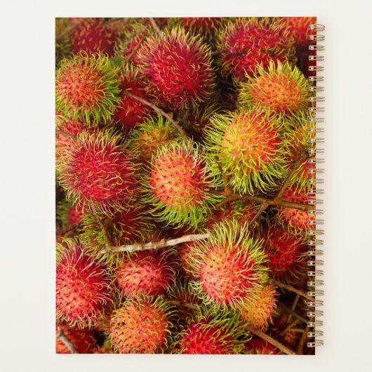 Rambutan Fruit at Can Duoc Market Planner (Achterkant)