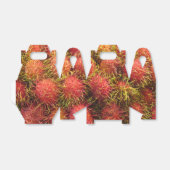 Rambutan Tropical Fruit Bedankdoosjes (Uitgevouwen)