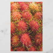 Rambutan Tropical Fruit Briefpapier (Voorkant)