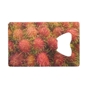 Rambutan Tropical Fruit Creditkaart Flessenopener