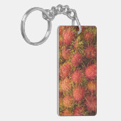 Rambutan Tropical Fruit Sleutelhanger (Voorkant Links)