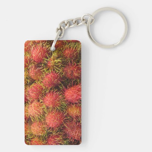 Rambutan Tropical Fruit Sleutelhanger (achterkant)
