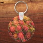Rambutan Tropical Fruit Sleutelhanger (Voorkant)
