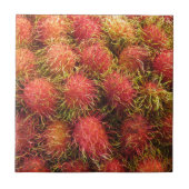 Rambutan Tropical Fruit Tegeltje (Voorkant)