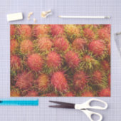 Rambutan Tropical Fruit Tissuepapier (Craft)