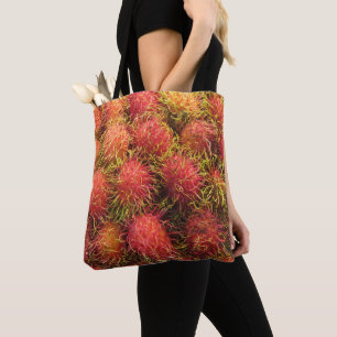 Rambutan Tropical Fruit Tote Bag