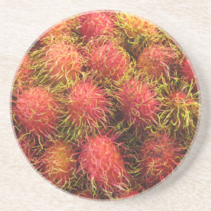 Rambutan Tropical Fruit Zandsteen Onderzetter