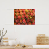 Rambutan Tropisch Fruit Poster (Keuken)