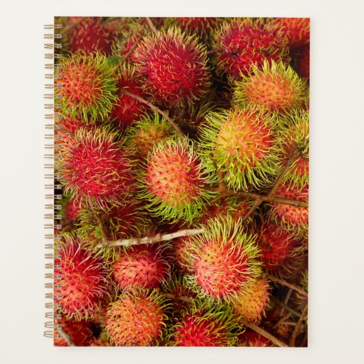 Rambutanfruit op Can Duoc-markt Planner (Voorkant)