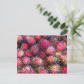 Rambutans foto-briefkaart briefkaart (Staand voorkant)
