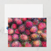 Rambutans fotokaart briefkaart (Voorkant / Achterkant)