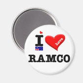 RAMCO - I Love Magneet (Voorkant / Achterkant)
