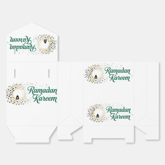 Ramdan Kareem Holiday  Bedankdoosjes (Ongevouwen)