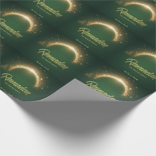 Ramdan Kareem Holiday gift Cadeaupapier (Hoek)