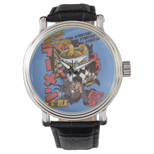 Ramen aanvallen Kaiju Japans Horloge