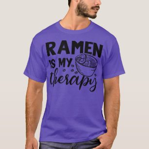 Ramen als Therapy Japanse Noedles Food Culture T-shirt