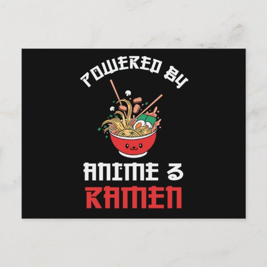 Ramen & Anime Lovers | Perfect cadeau Briefkaart (Voorkant)