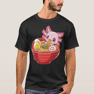 Ramen Aolotl Anime Kawaii Anime Japans eten T-shirt