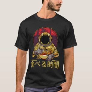 Ramen Astronaut Soba Udon Bowl Anime Manga Noodle T-shirt