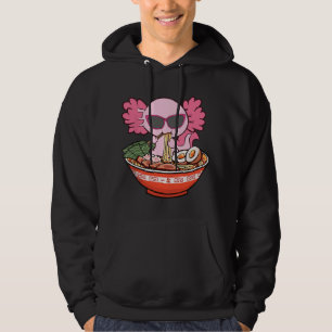 Ramen Axolotl Kawaii Anime Japans eten Meisjes nag Hoodie