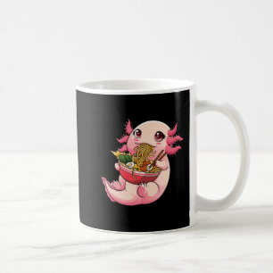 Ramen Axolotl Kawaii Anime Japans T-shirt voor voe Koffiemok