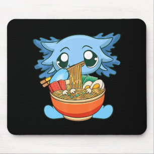 Ramen Axolotl Kawaii Anime Japans voedselmeisje Muismat