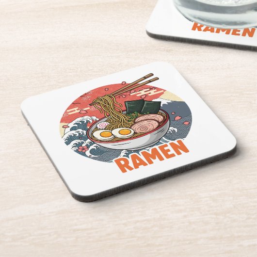 Ramen Bier Onderzetter (Linkerzijde)