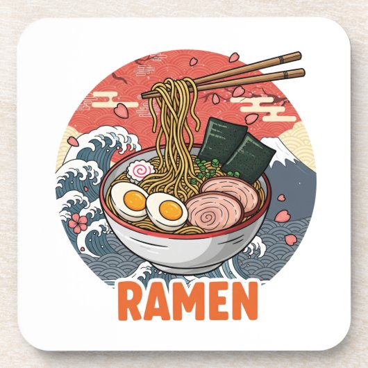 Ramen Bier Onderzetter (Voorkant)