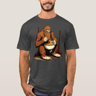 Ramen Bigfoot eten T-shirt