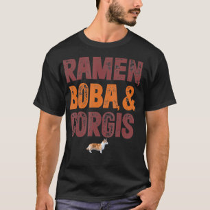 Ramen Boba en Corgi T-shirt