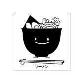 Ramen Bowl chopstick varkensvlees Japanse noedels Rubberstempel (Afrduk)