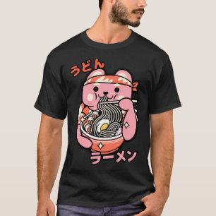 Ramen Bowl Instant Ramen met Kawaii Character 2 T-shirt