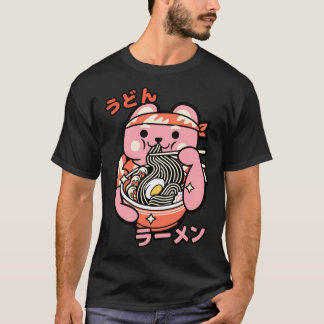 Ramen Bowl Instant Ramen met Kawaii Character 2 T-shirt