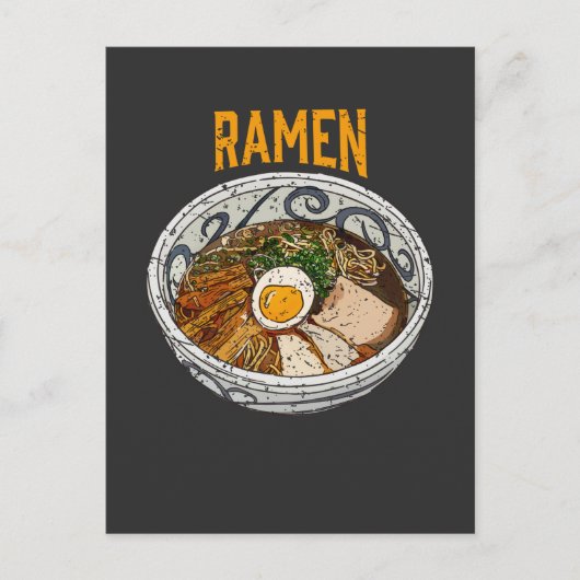 Ramen Bowl Noodle Asian Food Lover Briefkaart (Voorkant)